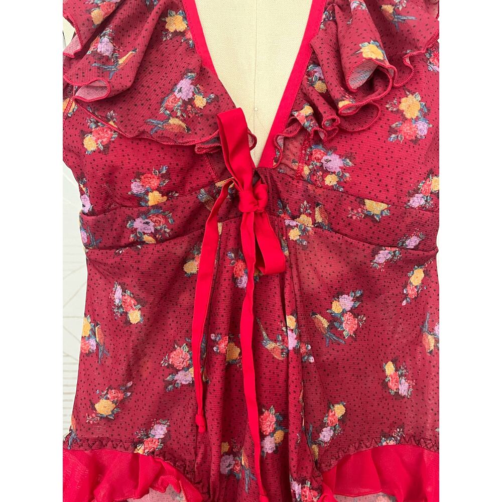 NWT We are HAH Butterfly Lingerie Bodysuit Coquette Fairy Whimsical Small $78 - Picture 6 of 14